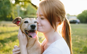 Spay and Neuter in Oakland: girl with dog